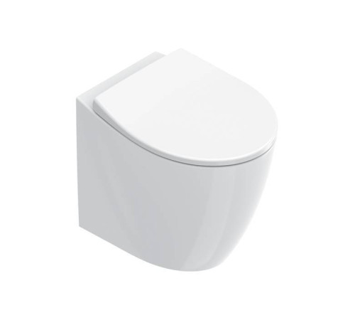 Унитаз напольный Catalano Italy 52х37 см безободковый 0712520001