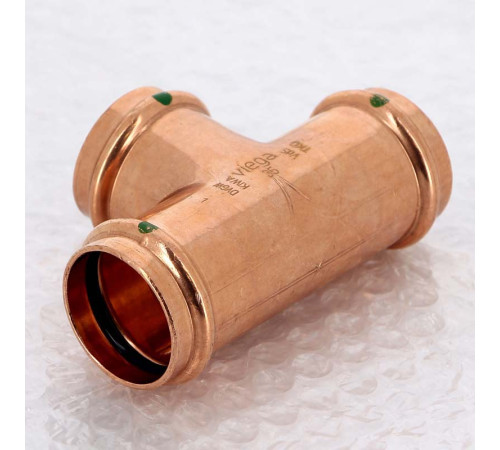 Тройник пресс медный Viega Profipress 35 мм 291983