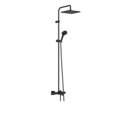 Душевая система Hansgrohe Vernis Shape 230 со смесителем термостатом черный матовый 26900670