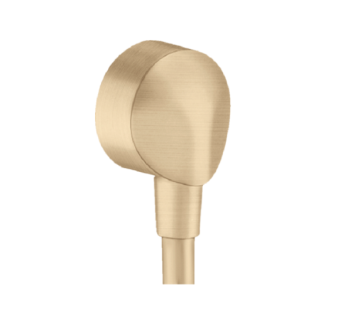 Шланговое подсоединение hansgrohe FixFit E шлифованная бронза 27454140