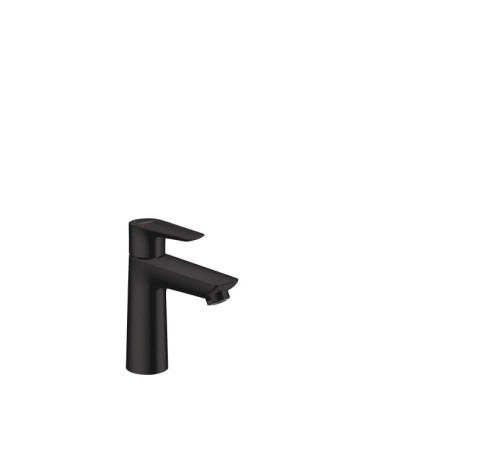 Смеситель для раковины Hansgrohe Talis E 110 однорычажный без сливного набора матовый черный 71712670
