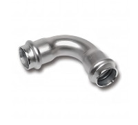 Отвод 90° SANHA NiroPress AISI 316L ВПр-ВПр 42 мм 69002A42.3