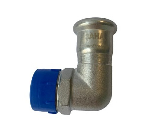 Угол 90° SANHA NiroPress AISI 304L ВПр-НР 18 мм x 1/2 691092AG1812.3