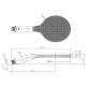 Ручной душ Bossini Apice 140 мм черный матовый B00900.073