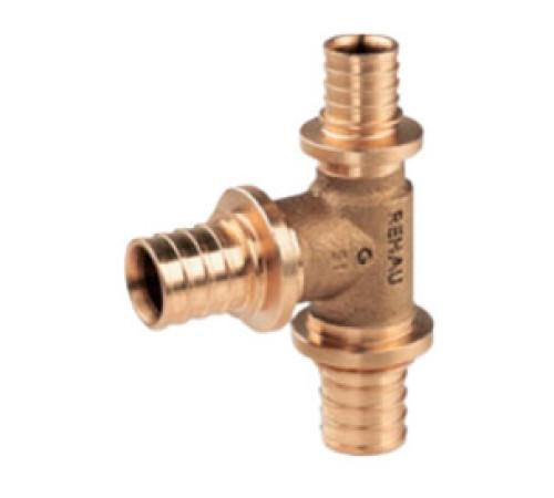 Тройник REHAU RAUTITAN RX+ 40-25-40 бронза 14570683001