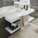 Раковина-консоль Laufen Palace 120х51 см 1 отверстие с полотенцедержателем белый 8.1270.4.000.104.1
