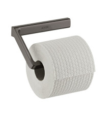 Держатель туалетной бумаги Axor Universal Softsquare без крышки черный хром 42846340