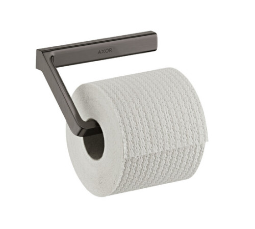 Держатель туалетной бумаги Axor Universal Softsquare без крышки черный хром 42846340
