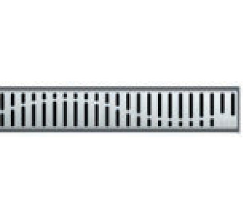 Решетка для душевого канала ACO Showerdrain C Волна 785 мм нерж. сталь 90108862