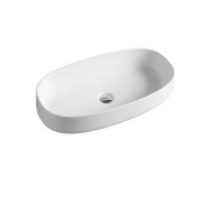 Раковина накладная Artceram Cognac 68x35 см Saniglaze белый глянцевый COL005 01 34