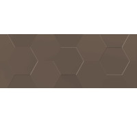 Плитка настенная Керамин Даймонд 3Т коричневый 20х50 см х9999126301