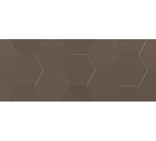 Плитка настенная Керамин Даймонд 3Т коричневый 20х50 см х9999126301