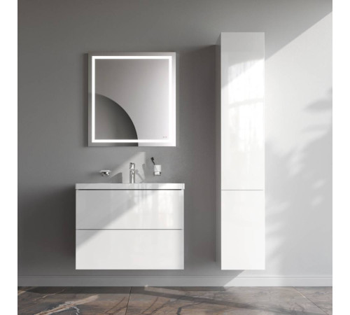 Тумба под раковину подвесная AM.PM Gem 75 см 2 ящика белый глянец M90FHX07522WG