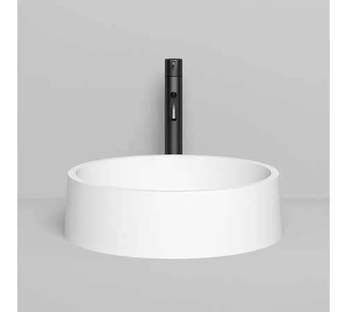 Раковина накладная Salini Gloria 44х44х12.5 см S-Stone белая матовая 1102201M