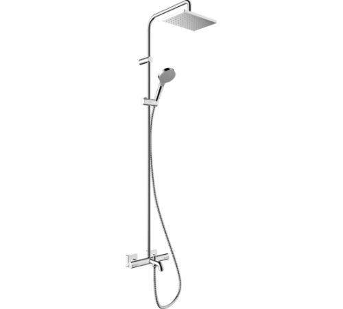 Душевая система для ванны Hansgrohe Vernis Shape с термостатом 230х170/100 мм 26284000