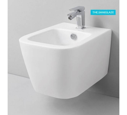 Биде подвесное Artceram A16 360х520х290 мм Saniglaze белый ASB0040100