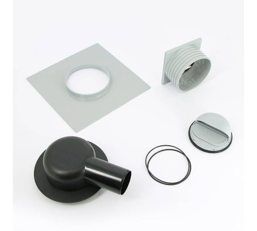 Трап для душа Alca 105х105 мм боковой выпуск 50 мм сухой затвор APV26C