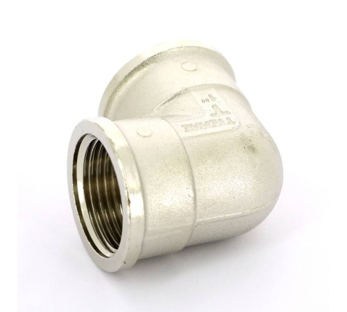 Угольник латунный никелированный Tiemme 1 ВР-ВР 1500144