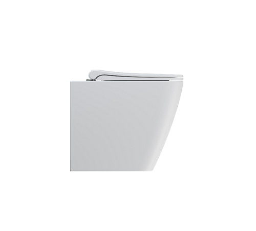 Сиденье для унитаза GSI Nubes Soft Close белое матовое MS96C09