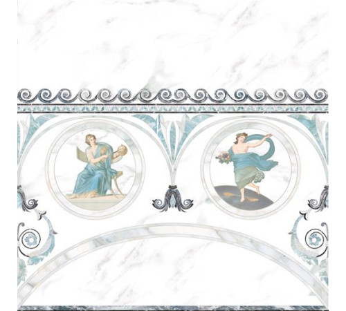 Декор Europa Ceramica Musa Cenefa 45х45 см 4 шт х9999002754