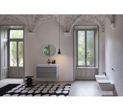 Сиденье для унитаза GSI Nubes Soft Close белое матовое MS96C09