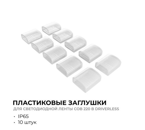 Заглушка для лент Apeyron Electrics 09-146