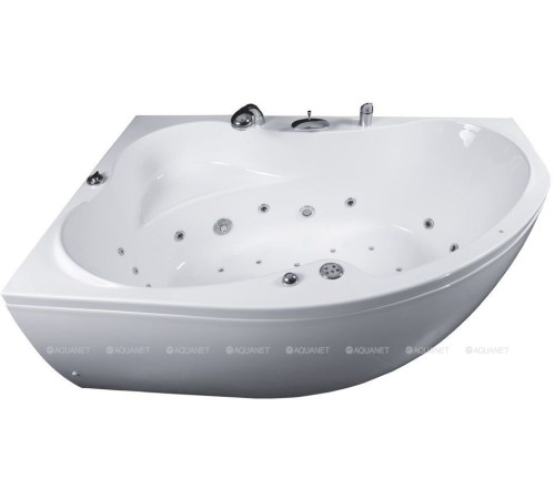 Ванна акриловая Aquanet Capri 170x110 L левосторонняя с каркасом и сливом-переливом 00205345