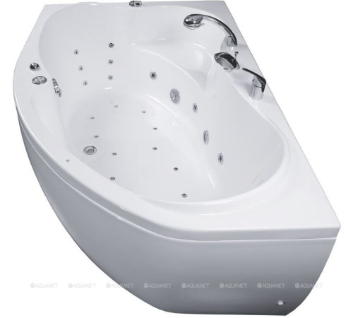 Ванна акриловая Aquanet Capri 170x110 L левосторонняя с каркасом и сливом-переливом 00205345