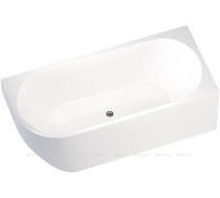 Ванна акриловая Aquanet Family Elegant B 1800x800 мм со сливом-переливом белый матовый 3806-N-MW