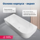 Ванна акриловая Aquanet Family Elegant B 1800x800 мм со сливом-переливом белый матовый 3806-N-MW