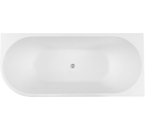 Ванна акриловая Aquanet Family Elegant B 1800x800 мм со сливом-переливом белый матовый 3806-N-MW