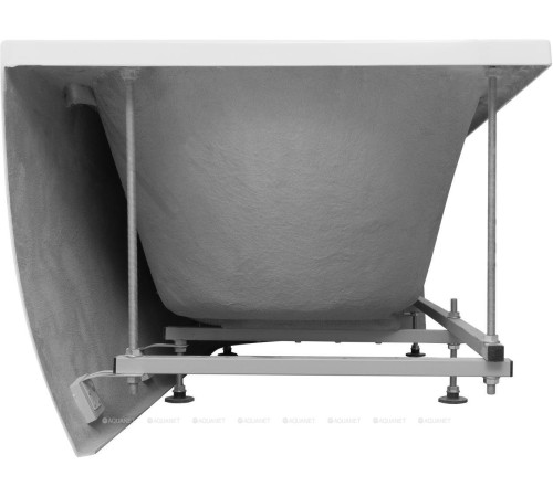 Ванна акриловая Aquanet Family Elegant B 1800x800 мм со сливом-переливом белый матовый 3806-N-MW