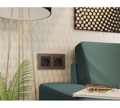 Рамка на 4 поста Ambrella Volt Techno AF220634