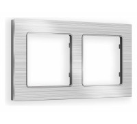 Рамка на 2 поста Ambrella Volt Platos Металл AF550102