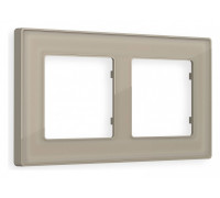 Рамка на 2 поста Ambrella Volt Arctic AF580362