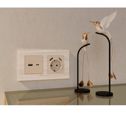 Рамка на 2 поста Ambrella Volt Grand AF930302