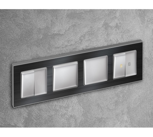 Клавиши для выключателя двухклавишного Ambrella Volt Quant AP4030