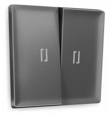 Клавиши для выключателя двухклавишного c подсветкой Ambrella Volt Quant AP6540