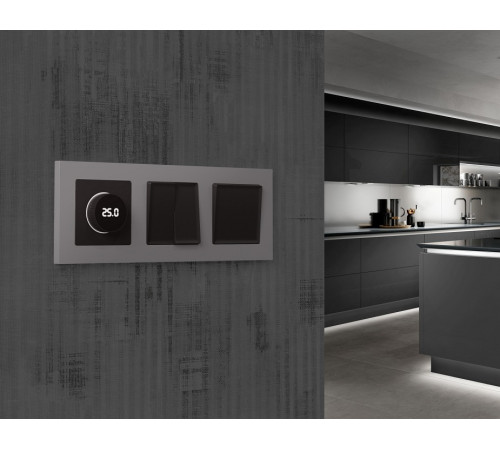 Накладка для терморегулятора электромеханического для теплого пола Ambrella Volt ALFA AP8058