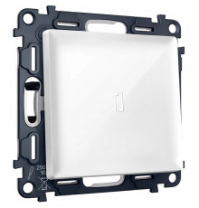 Выключатель самовозвратный одноклавишный с подсветкой, без рамки Ambrella Volt MA MA102055