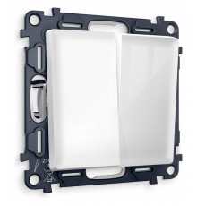 Выключатель двухклавишный без рамки Ambrella Volt Quant MA103010