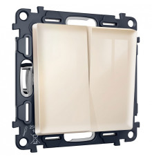 Выключатель перекрестный двухклавишный без рамки Ambrella Volt MA MA303030