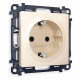 Розетка с заземлением, без рамки Ambrella Volt Quant MA306010