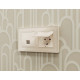 Розетка Ethernet RJ-45 и со шторками, без рамки Ambrella Volt ALFA MA312005