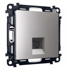 Розетка Ethernet RJ-45 и со шторками, без рамки Ambrella Volt ALFA MA512005