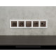 Розетка с заземлением и 2хUSB type C, без рамки Ambrella Volt ALFA MA640510