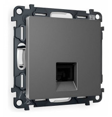 Розетка Ethernet RJ-45 и со шторками, без рамки Ambrella Volt Quant MA662010