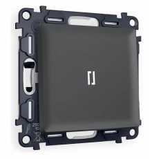 Выключатель одноклавишный с подсветкой без рамки Ambrella Volt Quant MA902015