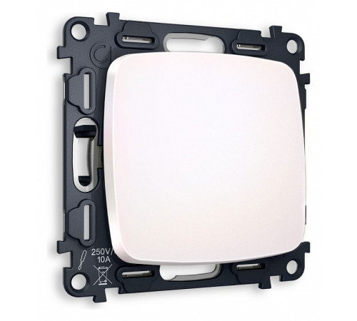 Выключатель перекрестный одноклавишный без рамки Ambrella Volt Quant MO201030