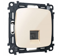 Розетка Ethernet RJ-45 и со шторками, без рамки Ambrella Volt OMEGA MO312005